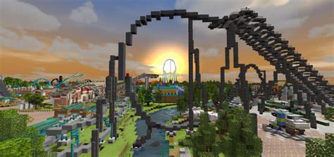 Thorpe Park Theme Park Creation Minecraft Pe Maps