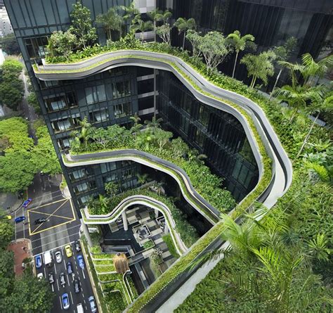 A Modern Day Hanging Gardens Of Babylon Architecture Green
