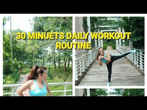 Minutes Daily Workout Routine Marizofficial Youtube