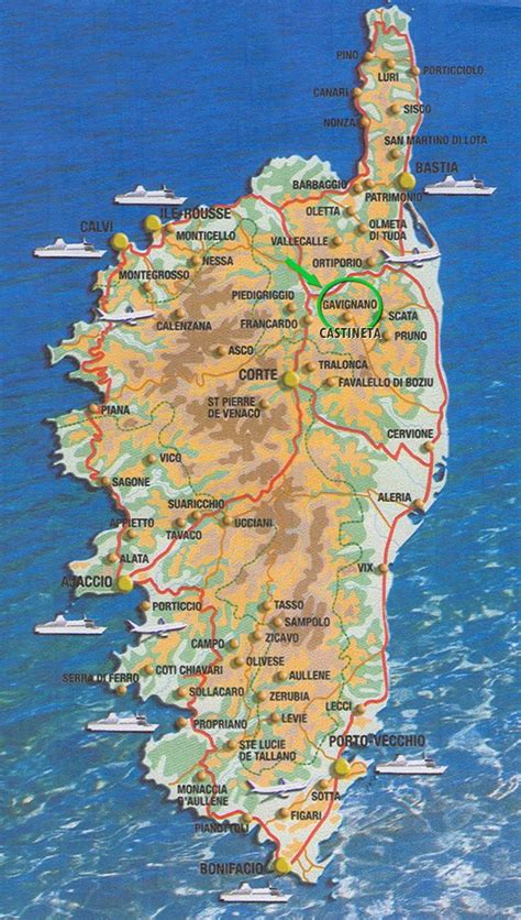 News Tourism World Carte De La Haute Corse Département