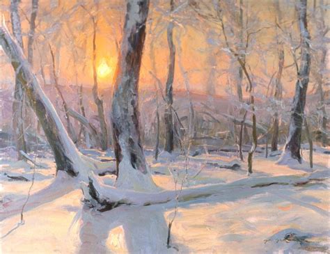 Dan Gerhartz Winter Landscape Painting Landscape Paintings Painting
