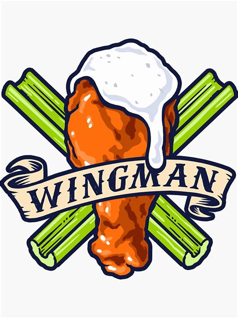 Wingman Sticker For Sale By Frgstudios2020 Redbubble