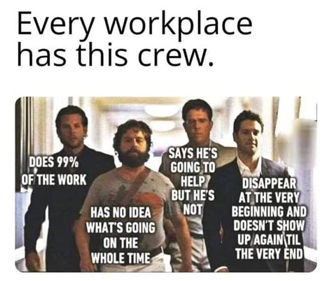 The Workplace Crew In 2020 Work Jokes Workplace Humor Workplace Quotes