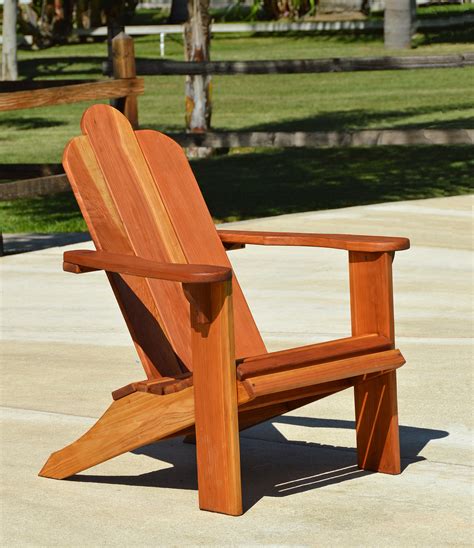 Redwood Adirondack Chair Custom Wood Adirondack Chairs