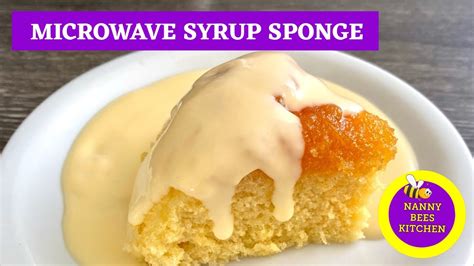 microwave golden syrup sponge pudding treacle sponge pudding youtube