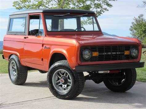 1968 Ford Bronco Restomod Takes The Rare Uncut Fender Approach