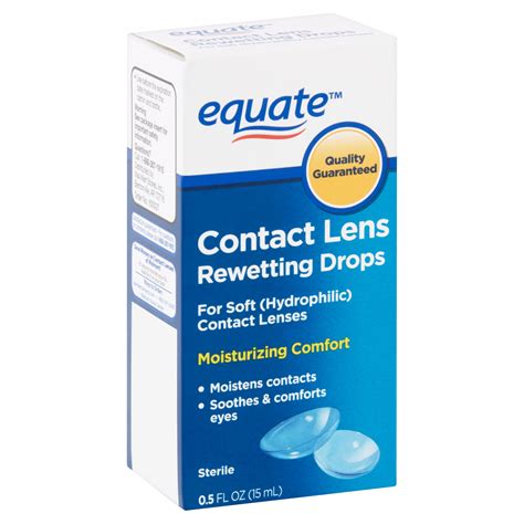 Equate Contact Lens Rewetting Drops 05 Fl Oz Walmart Inventory
