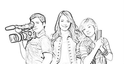 Ausmalbilder Malvorlagen: Icarly coloring pages