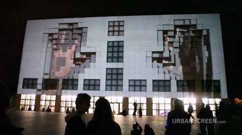 3d Mapping Projection On A Building Youtube