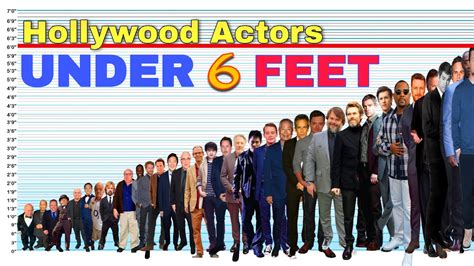 Hollywood Actors Height Comparison Shortest To Tallest Stars Of