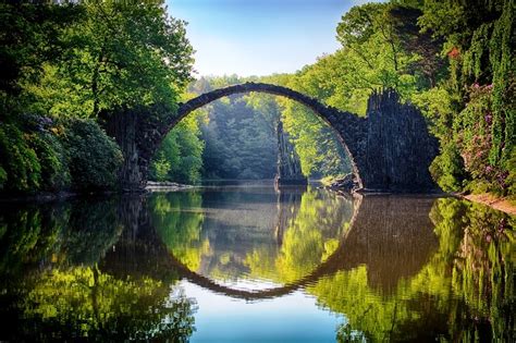 The Rakotzbrücke Germany The Devils Bridge ~ Amazing World Reality