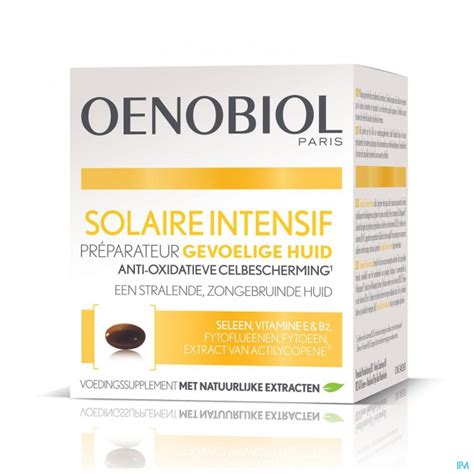 Oenobiol Solaire Intensif Peau Sensible 30 Caps