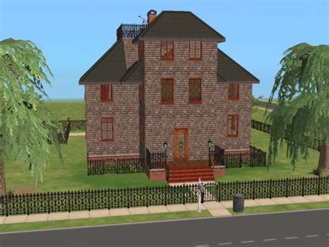 Mod The Sims Ts2 To Ts3 165 Sim Lane The Goth Mansion