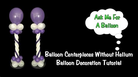 Here's a brilliant experiment that will allow you to make flying balloons without using helium. Balloon Centerpieces Without Helium - YouTube