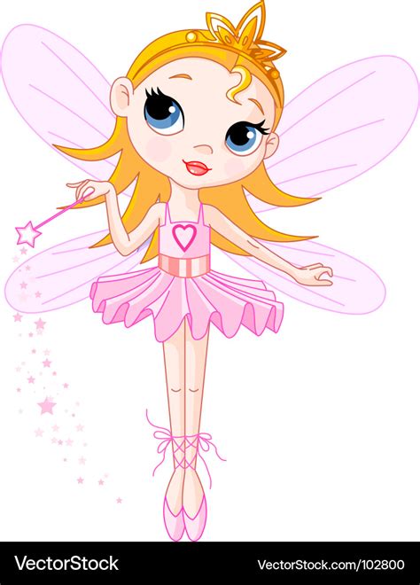 Cute Fairy Royalty Free Vector Image Vectorstock