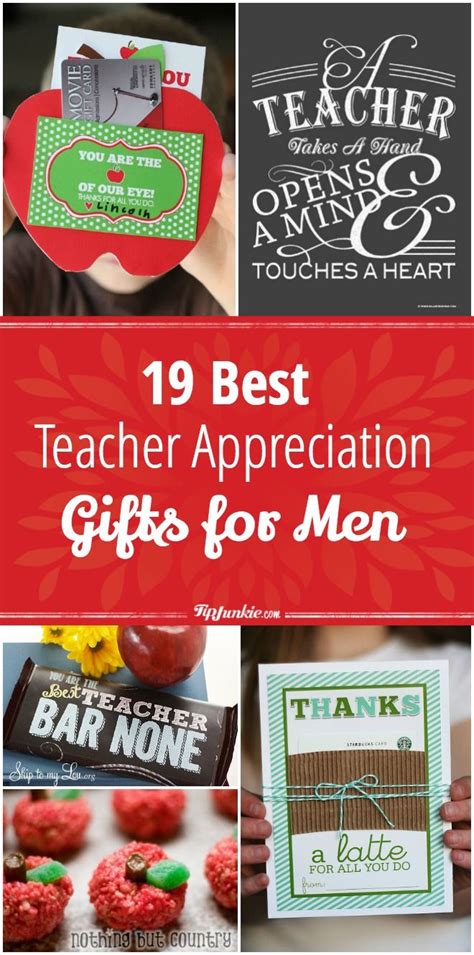 Find out what teachers love to get from their students. 19 Best Teacher Appreciation Gifts for Men {homemade ...