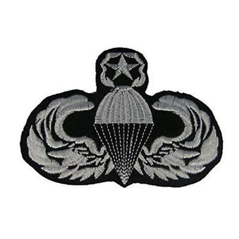 Us Army Usaf Air Force Master Parachutist Badge Patch Airborne Jump