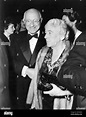 Front from left: producer/director Cecil B DeMille and wife Constance ...