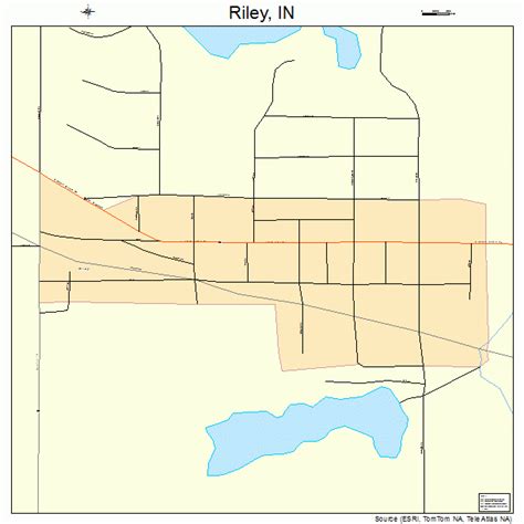 Riley Indiana Street Map 1864512