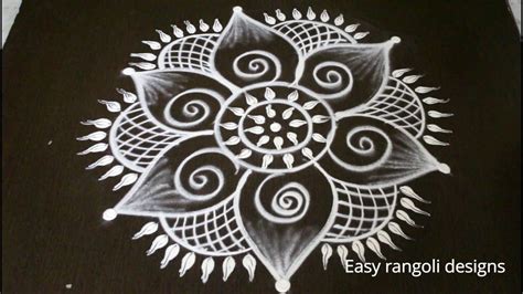Latest Easy Free Hand Rangoli Designs Simple Kolam With Out Dots