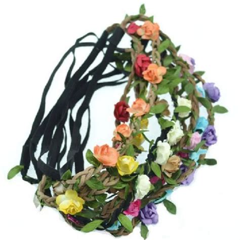 Stylish Nice Floral Flower Crown Headband Bohemia Festival Wedding