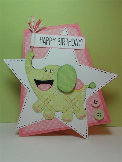 See more ideas about cards, kids cards, cards handmade. The Cricut Bug: Birthday Elephant