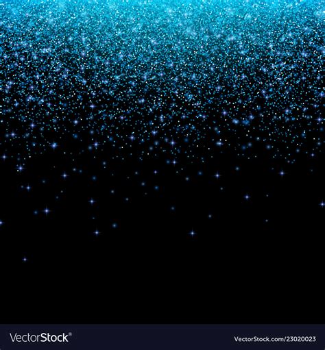 Blue Glitter Stardust Background Royalty Free Vector Image