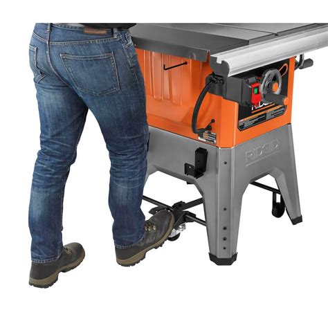 Ridgid 13 Amp 10 In Professional Cast Iron Table Saw Monsecta Depot