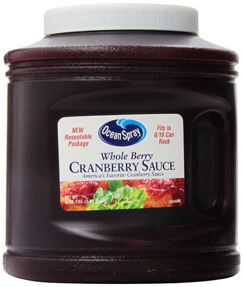 Ocean Spray Whole Cranberry Sauce Resealable Container 101 Ounce Buy
