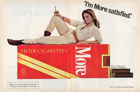 Cigarette More Advertising Pubblicit Vintage Pubblicit Vintage