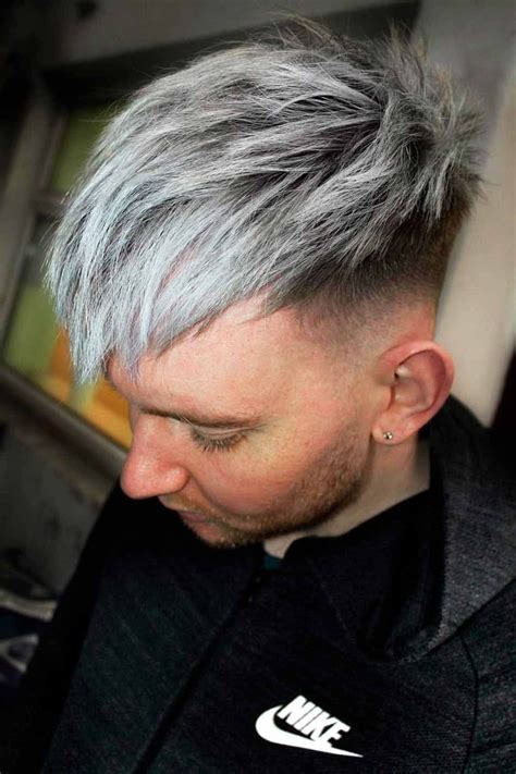 To Dye Or Not To Dye Are Silver Hair Men Still On Trend Men Hair