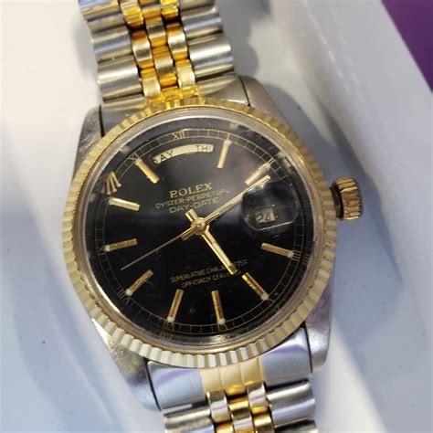 Mens Rolex Silver And Gold Watch Unauthenticated Big Valley Auction