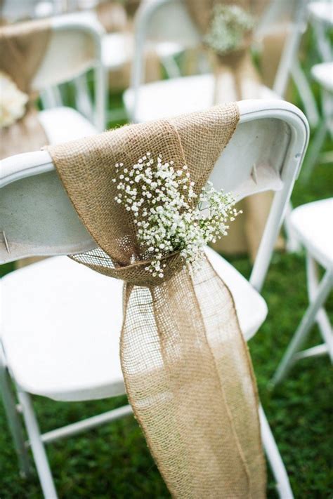 This simple set helps to diversify your classes. 28 Awesome Wedding Chair Decoration Ideas for Ceremony and Reception - Oh Best Day Ever