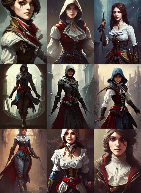 Elise From Assassins Creed Unity D And D Fantasy Stable Diffusion