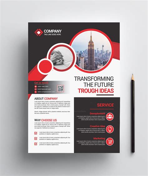 New Print Flyer Template · Premium Graphic Design Templates