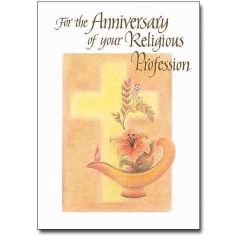 For The Anniversary Of Your Religious Profession Religious Profession