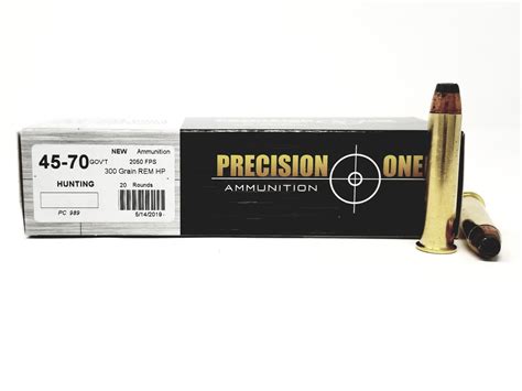 Precision One 45 70 Ammunition 300 Grain Hollow Point 20 Rounds