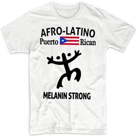 Afro Latino T Shirt Puerto Rico Boricua Afro Pick Taino African Latin Roots Vi