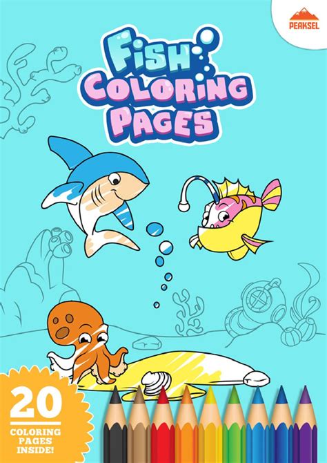 Best pdf coloring pages for kids. File:Fish Coloring Pages PDF.pdf - Wikipedia