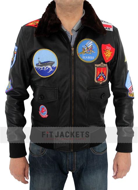 The leather material is typically dyed black, or various shades of brown, but a wide range of colors is possible. Tom Cruise Top Gun Jacket - Fit Jackets