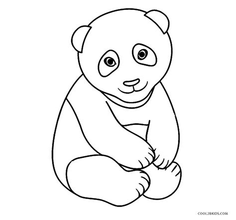 Tiernos Dibujos De Pandas Bebes Para Colorear Dibujos Para Colorear Y