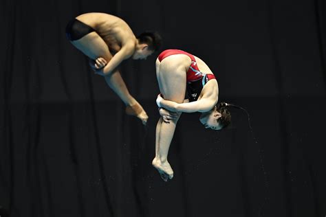 China Win Mixed Team Diving Gold At World Aquatics Championships Cgtn