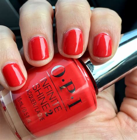 OPI Infinite Shine Unrepentantly Red Nail Polish Colors Nail Colors