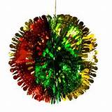 Hanging Foil Christmas Decorations