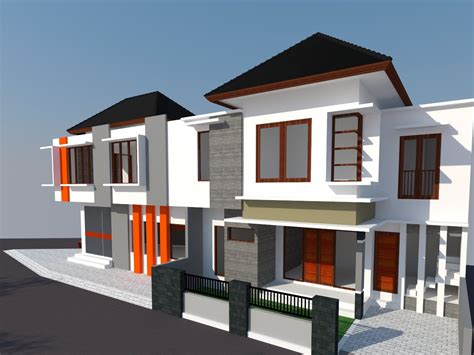 JEKSEN WISMA KRIYA: Gambar 3D Rumah dan Ruko Gunung Sari Denpasar