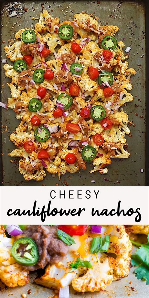 A recipe for better heart health. Cheesy Baked Cauliflower Nachos | Healthy Low Carb Recipe ...