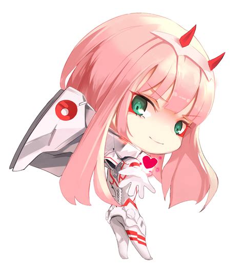 Anime Girl Zero Two Transparent Png Png Mart