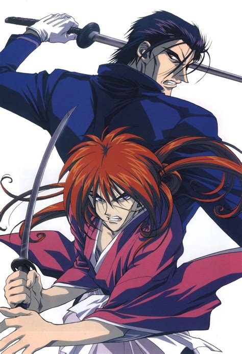 Kenshin And Saito Rurouni Kenshin Kenshin Anime Rurouni Kenshin Anime