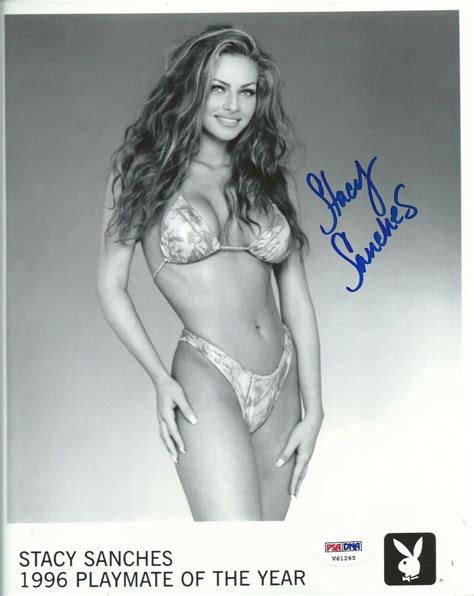 Stacy Sanches Signed X Photo Psa Dna Coa Playboy Playmate Headshot Autograph On Ebid United