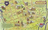 Map, Oxford | Oxford map, Places of interest, London postcard